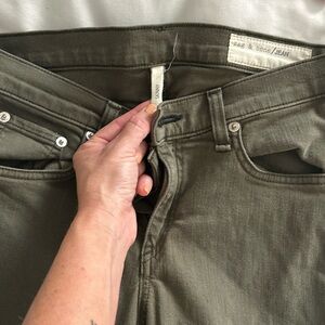 Rag & Bone skinny army green jeans . Excellent condition
